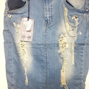 Bonage Blue Jean skirt